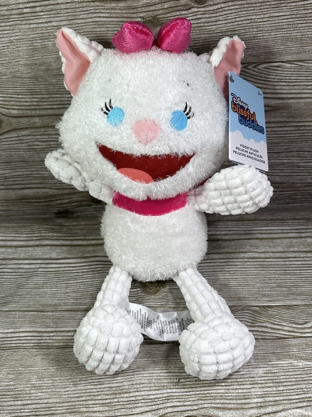 Disney Parks 19” Marie Aristocats Blissful Buddies Fidget Cuddly Plush